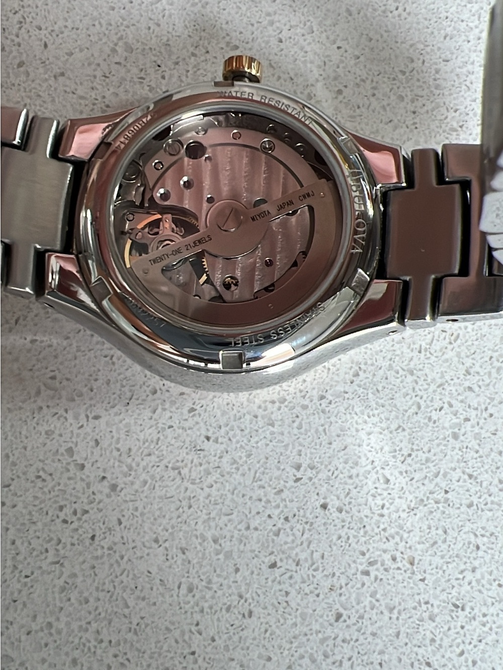 Bulova 98L297 Mother of Pearl Dial Two-Tone Classic Women’s Watch - Picture 6 of 8